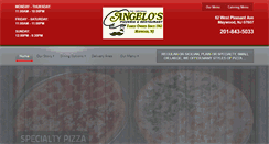 Desktop Screenshot of angelospizzaofmaywood.com